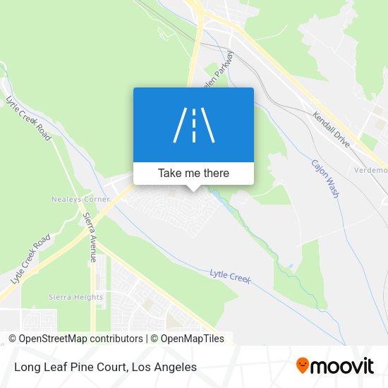 Long Leaf Pine Court map