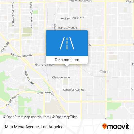 Mira Mesa Avenue map