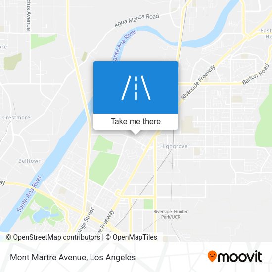 Mont Martre Avenue map