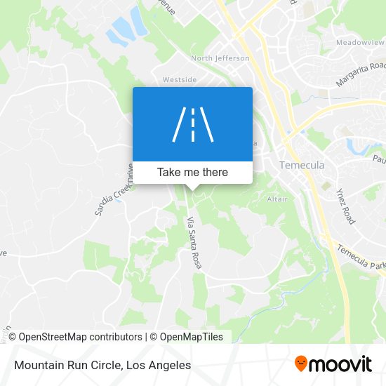Mountain Run Circle map