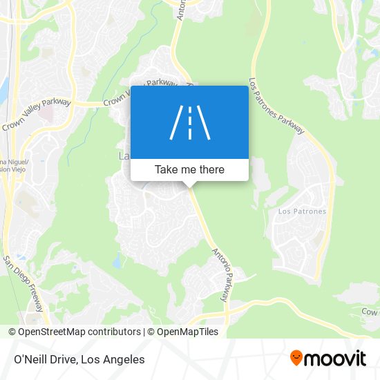 Mapa de O'Neill Drive