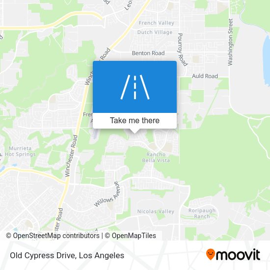 Old Cypress Drive map
