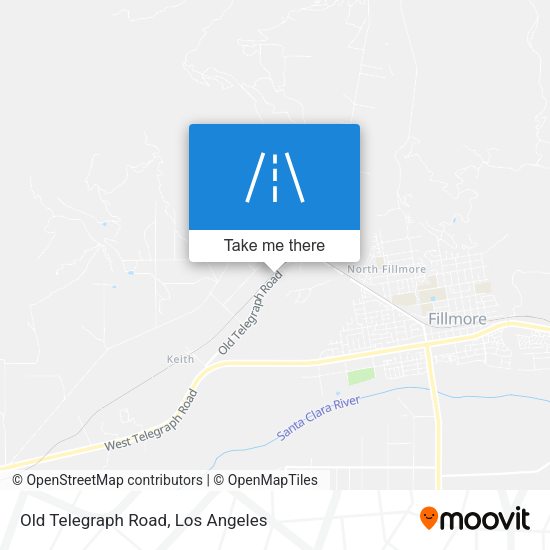 Old Telegraph Road map