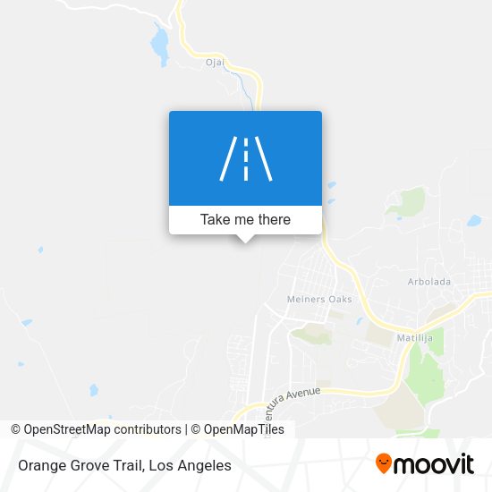 Orange Grove Trail map