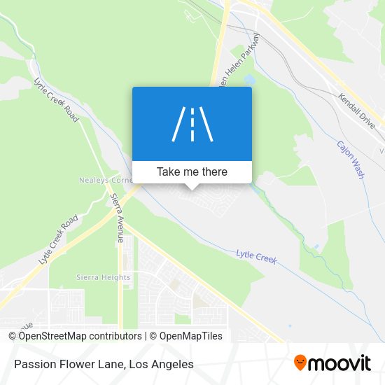 Passion Flower Lane map