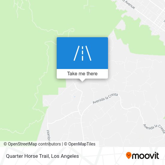 Quarter Horse Trail map