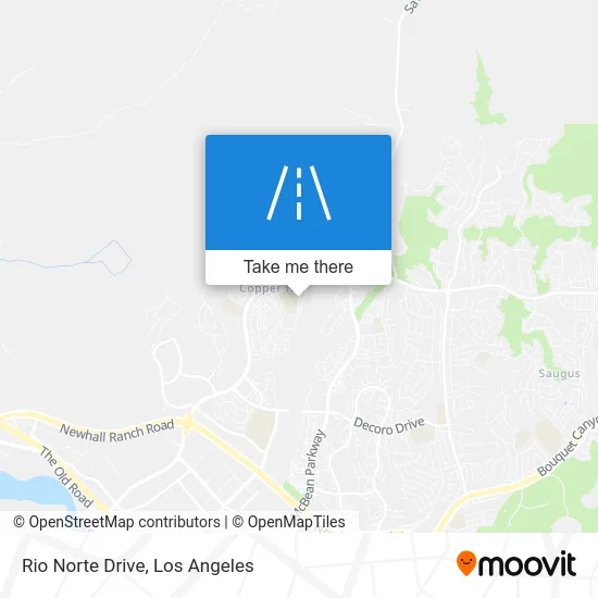Rio Norte Drive map