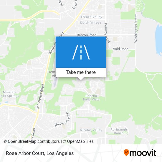 Mapa de Rose Arbor Court