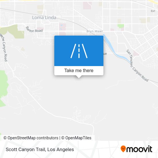 Scott Canyon Trail map