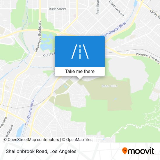 Shallonbrook Road map