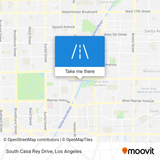 South Casa Rey Drive map