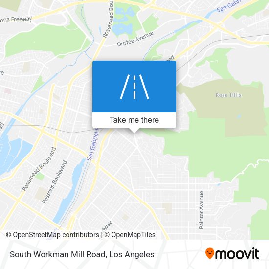 Mapa de South Workman Mill Road