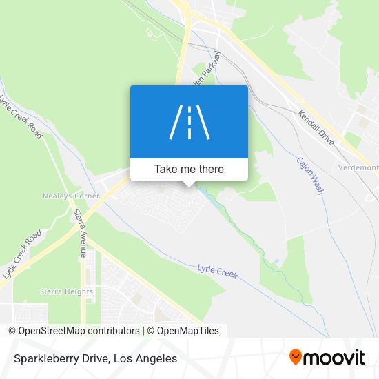 Sparkleberry Drive map