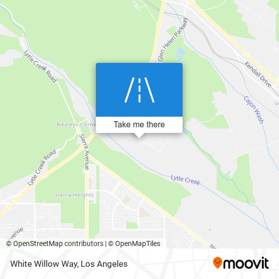 White Willow Way map