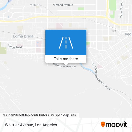 Whittier Avenue map