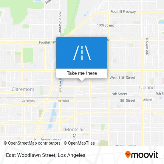 East Woodlawn Street map
