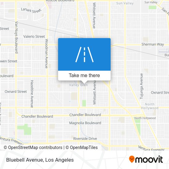 Bluebell Avenue map