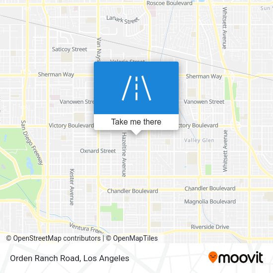 Mapa de Orden Ranch Road