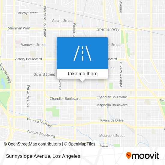 Mapa de Sunnyslope Avenue