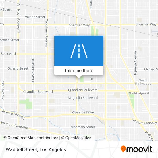 Waddell Street map