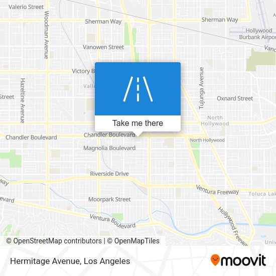 Hermitage Avenue map