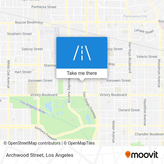 Mapa de Archwood Street