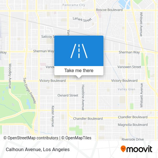 Calhoun Avenue map