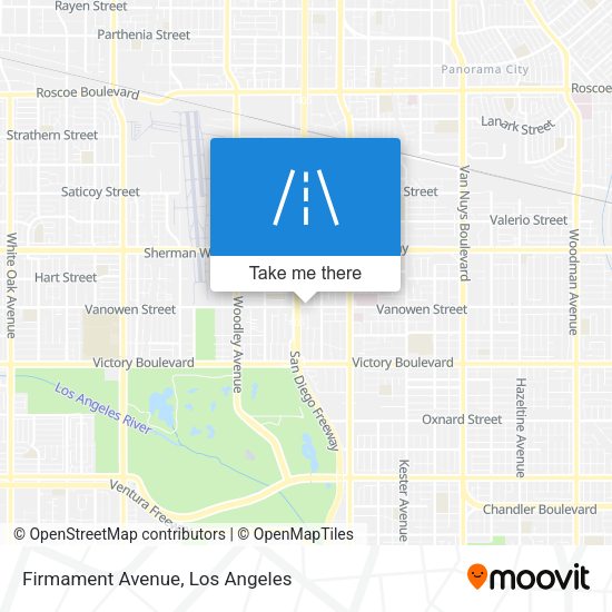 Firmament Avenue map