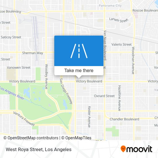 Mapa de West Roya Street
