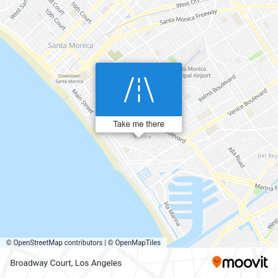 Mapa de Broadway Court
