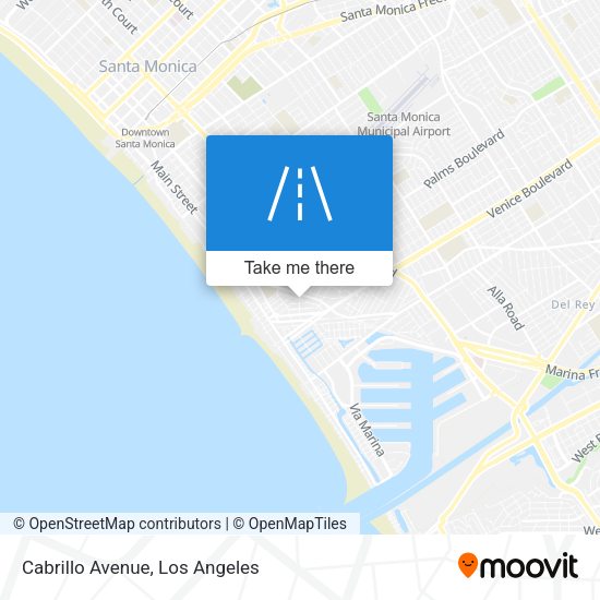 Mapa de Cabrillo Avenue