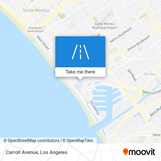 Carroll Avenue map