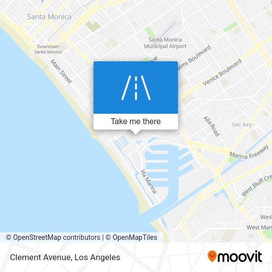 Mapa de Clement Avenue