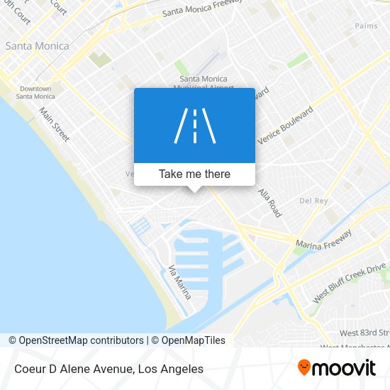 Coeur D Alene Avenue map