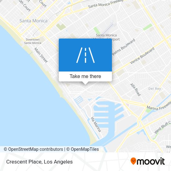Mapa de Crescent Place