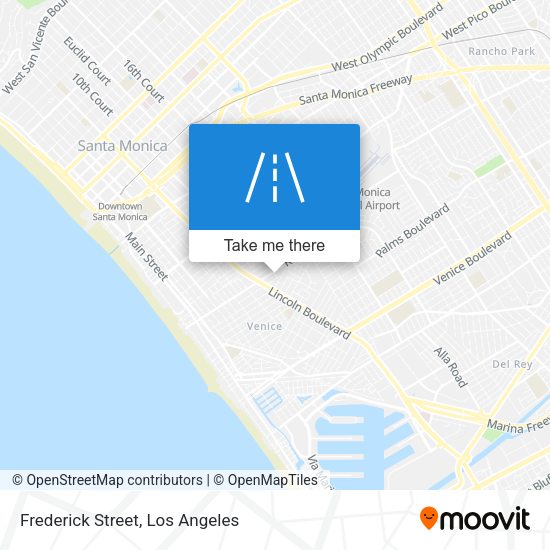 Mapa de Frederick Street