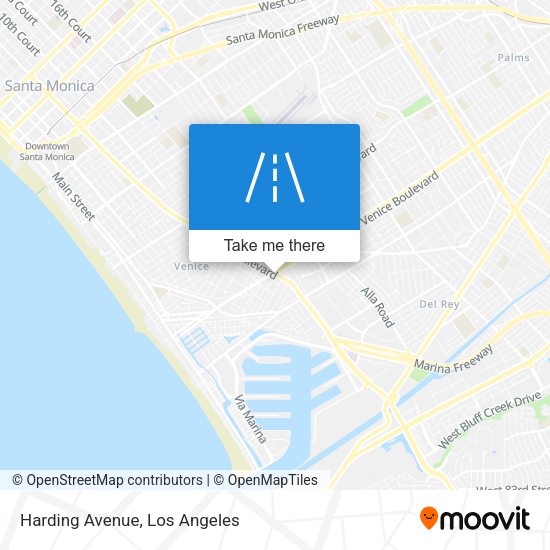 Mapa de Harding Avenue