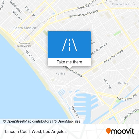 Mapa de Lincoln Court West