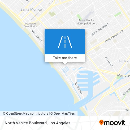 North Venice Boulevard map