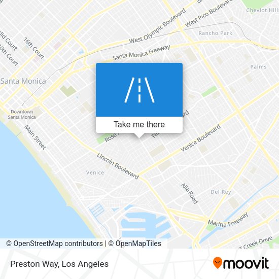 Mapa de Preston Way