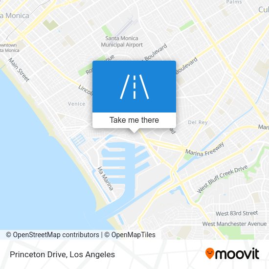 Mapa de Princeton Drive