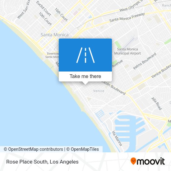 Mapa de Rose Place South