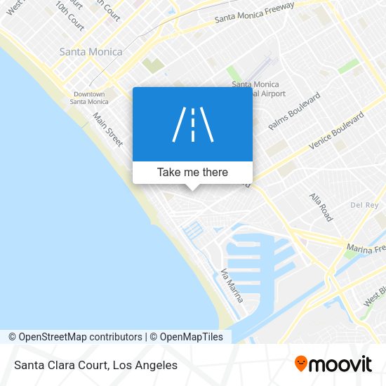 Santa Clara Court map