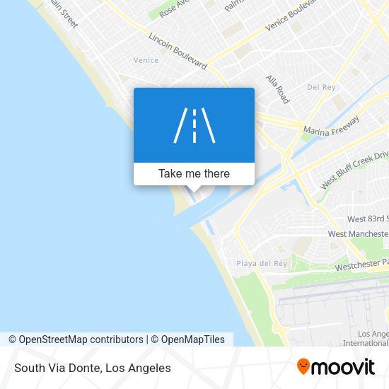 South Via Donte map