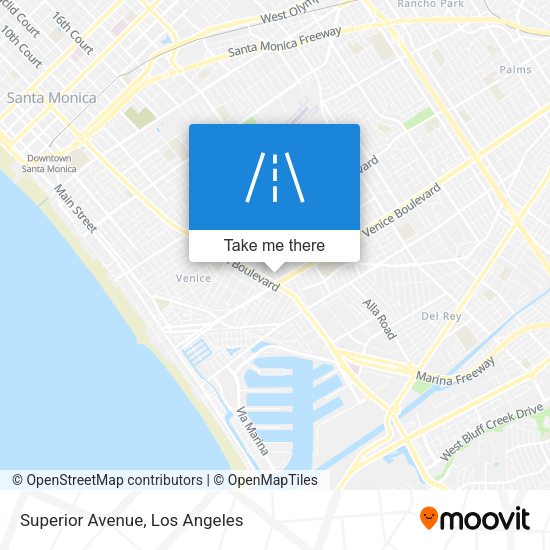 Mapa de Superior Avenue