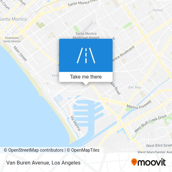 Van Buren Avenue map