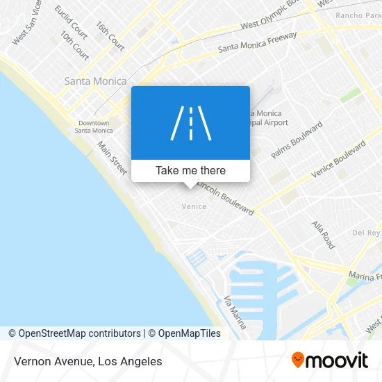 Vernon Avenue map