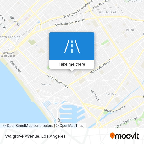 Mapa de Walgrove Avenue