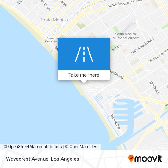 Wavecrest Avenue map