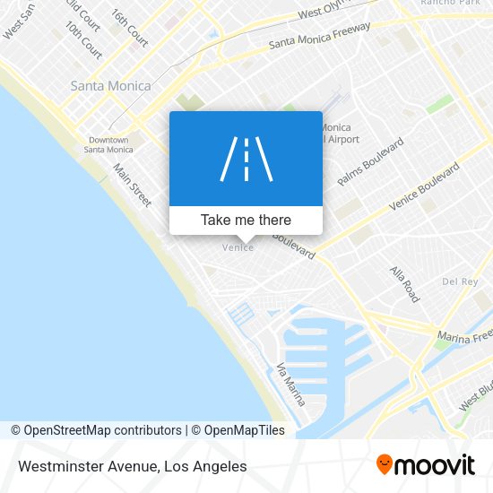 Westminster Avenue map